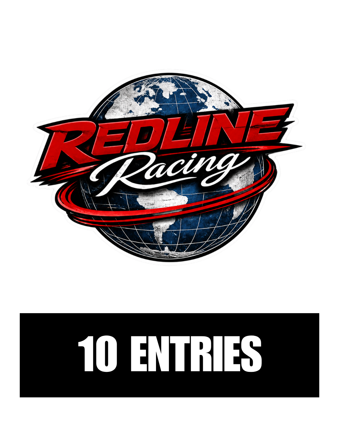 REDLINE RACING WORLD STICKER