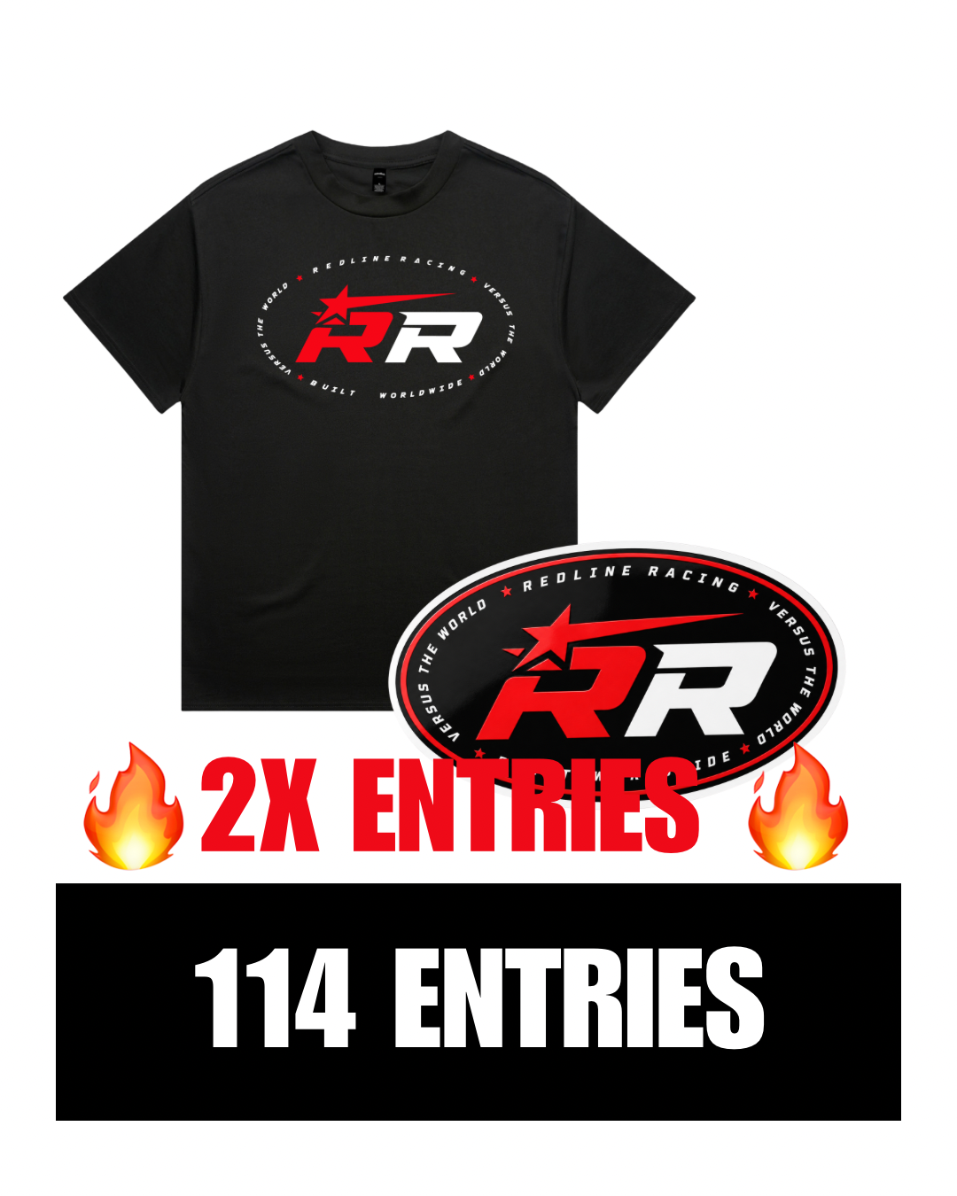 RR TEE + STICKER