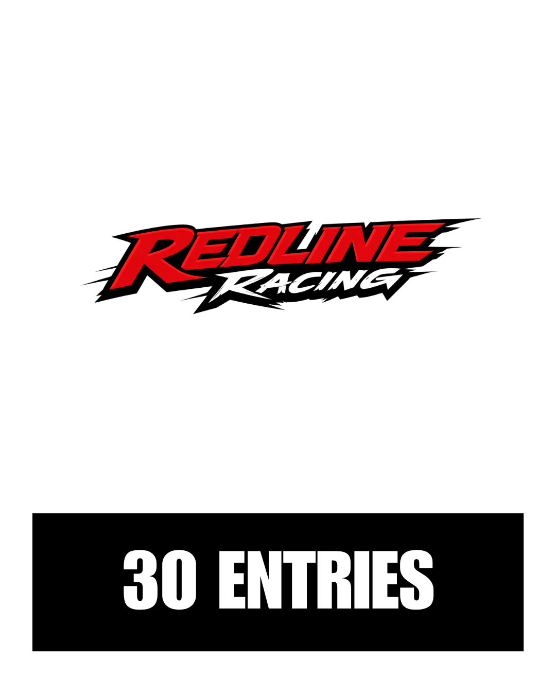 REDLINE RACING WINDSHIELD DECAL