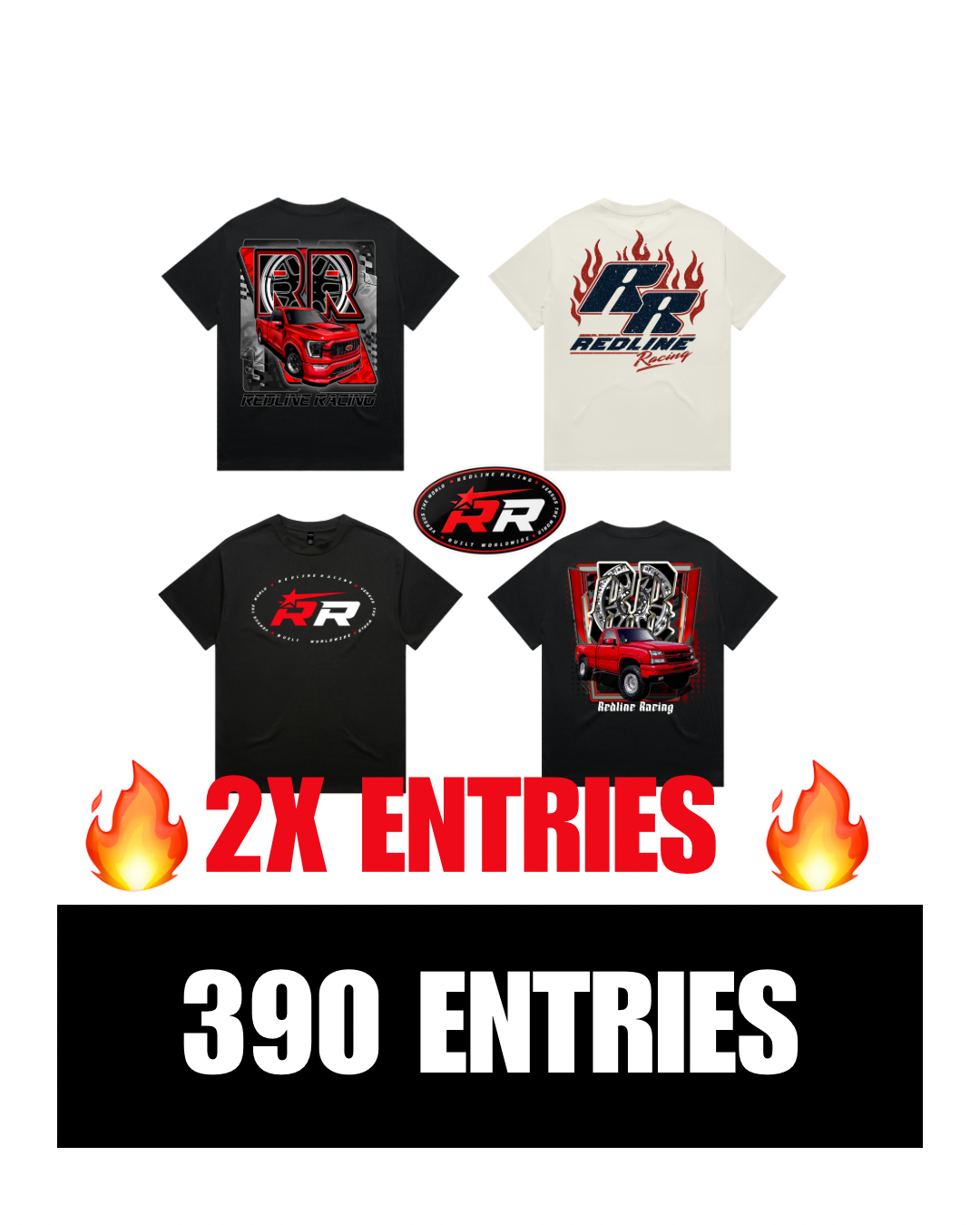 RLR 4-Shirt + Sticker Bundle