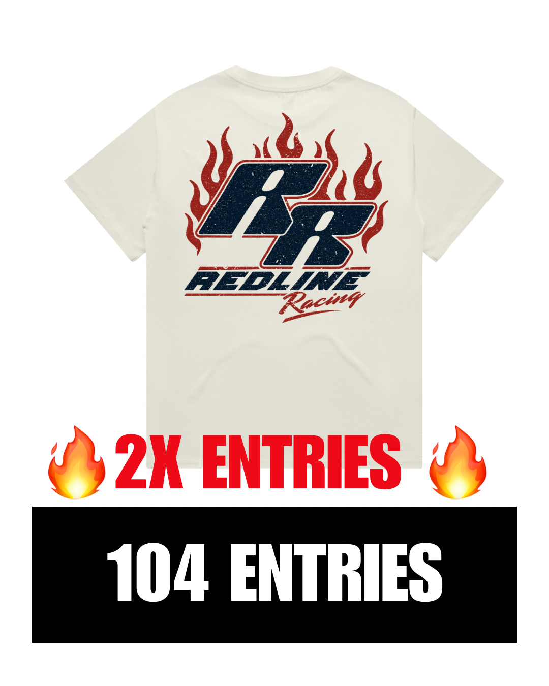 REDLINERACING TEE (CRÈME)