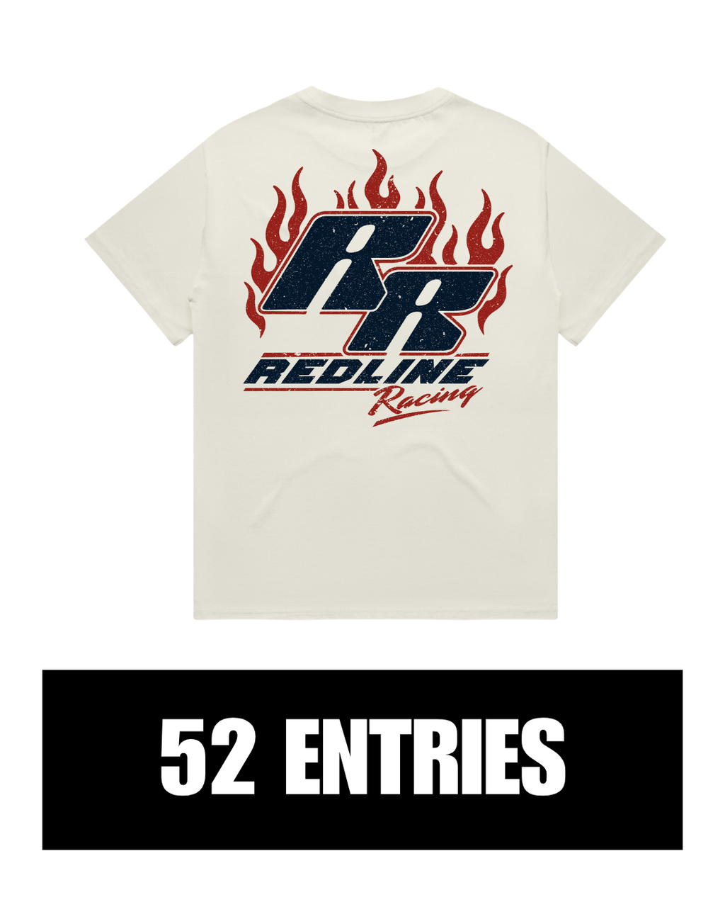REDLINERACING TEE (CRÈME)