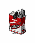 REDLINE RACING SPARK PLUGS STICKER